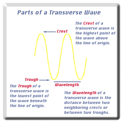 [Description of a Transverse Wave Graphic]